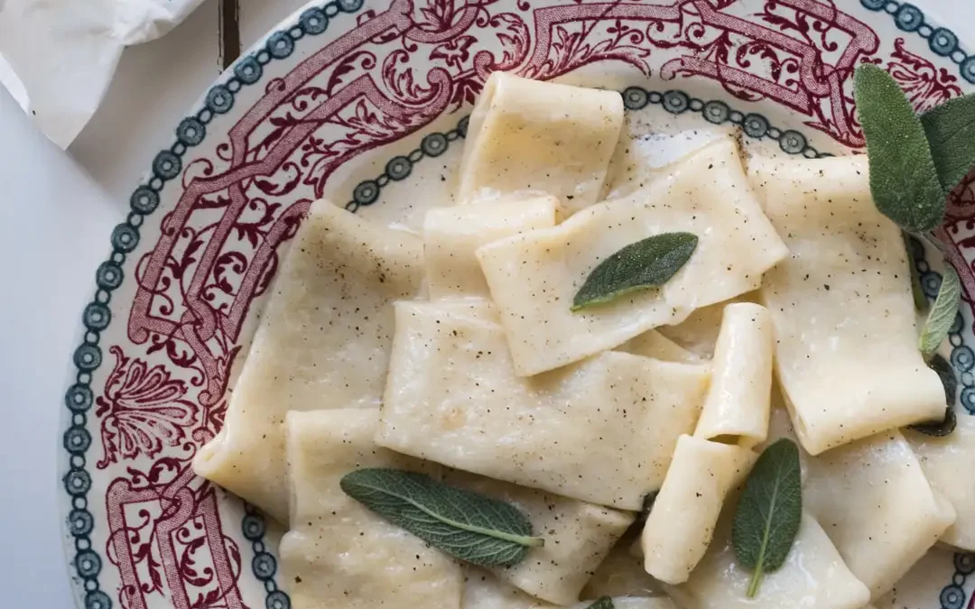 An ancient Liguria fresh pasta shape: gasse